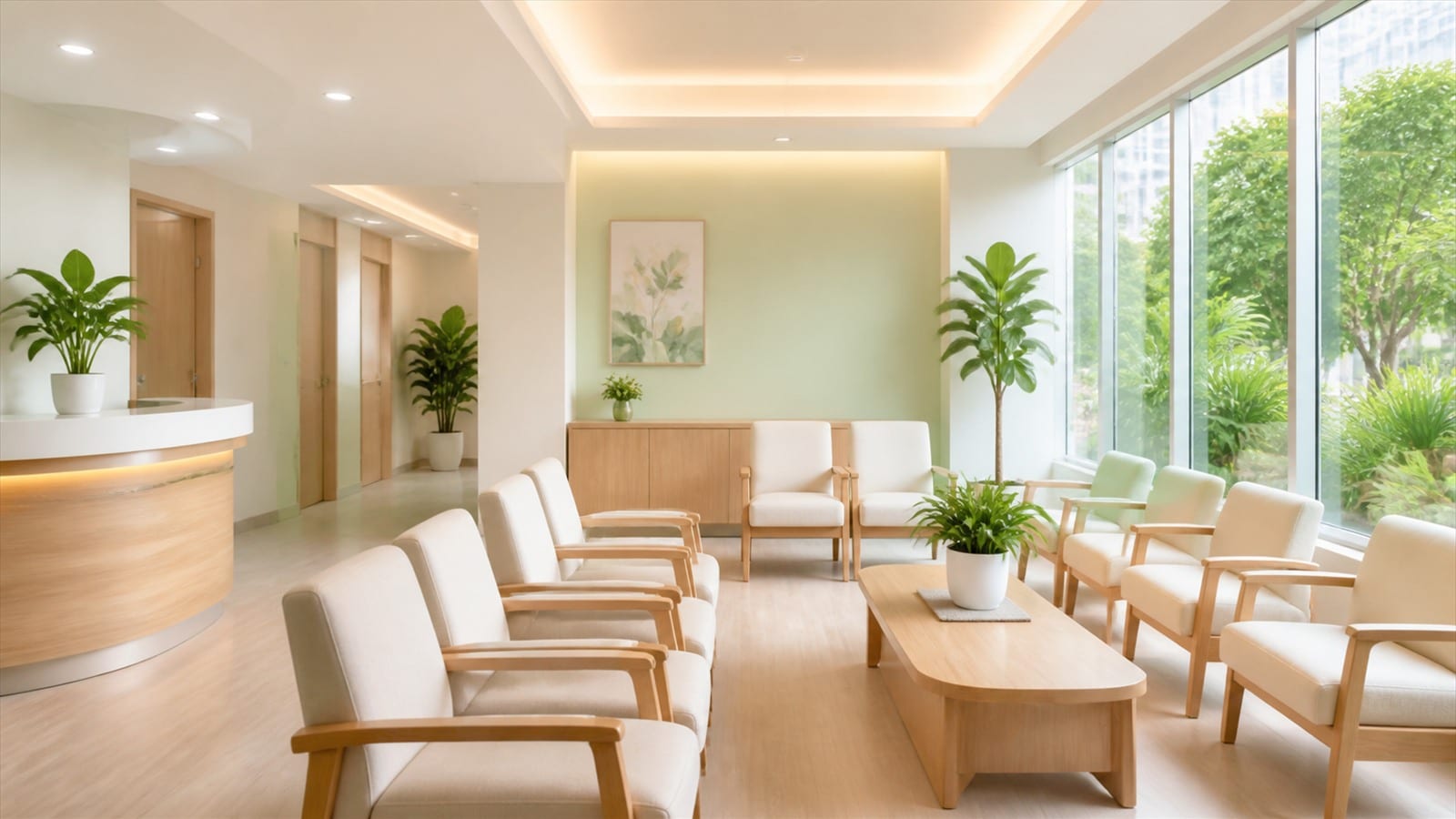 Waiting area at Cotovia Clinic